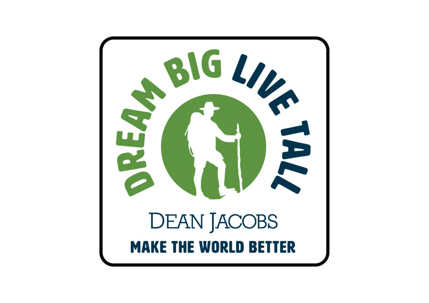 Dean Jacobs Dream Big Live Tall sticker